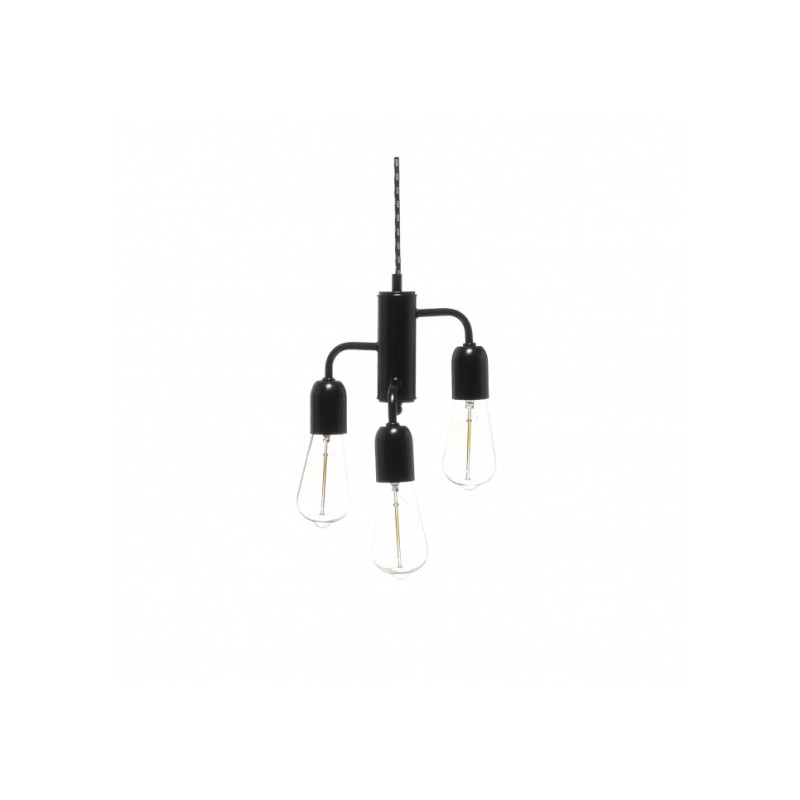 Suspension industrielle FUNK Loft 3xE27 - noir