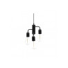 Suspension industrielle FUNK Loft 3xE27 - noir