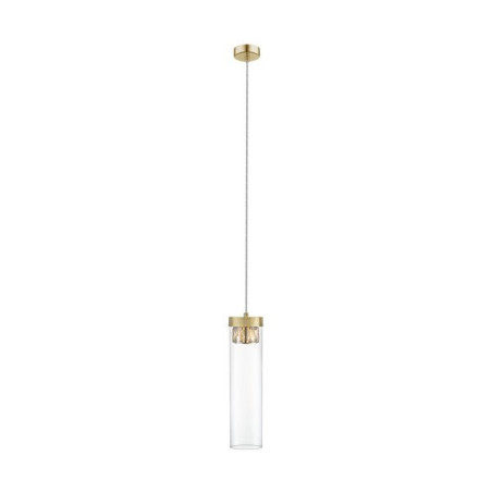 Lampe suspendue GEM G9 - brun antique / transparent Cristal