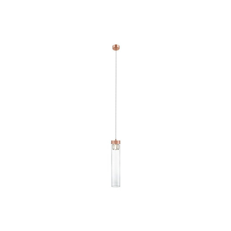 Lampe suspendue GEM G9 - cuivre / transparent Cristal