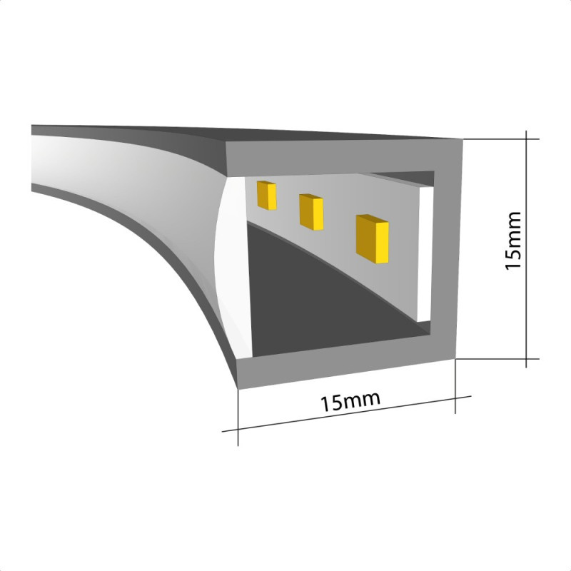 Luminaire Design suspendue ECHO VERTICAL 40 LED 18W 3000K IP44 - noir