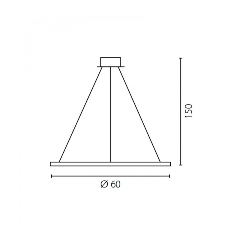 Lampe Design suspendue ECHO Indoor 60 LED 26W 3000K