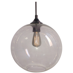 Suspension luminaire LAMPE SUSPENDUE EDISON 25 1X60W E27 TRANSPARENT + AMPOULE