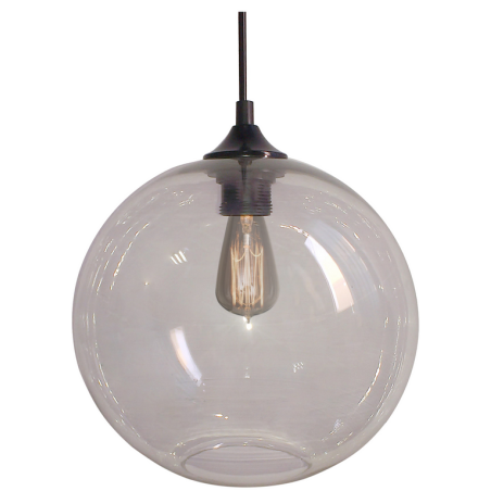 Suspension luminaire LAMPE SUSPENDUE EDISON 25 1X60W E27 TRANSPARENT + AMPOULE