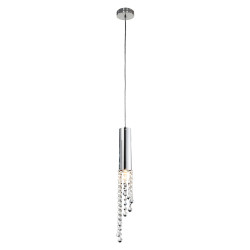 Lampe suspendue DUERO LED GU10 3W - chrome Cristal
