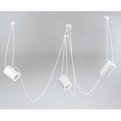 Suspension luminaire Dohar DUBU 3xE14 - blanc