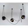Lampe Suspendue design Dohar DOBO 3 3xE14 - noir