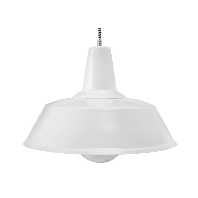 Suspension industrielle Design Loft Blues E27 - blanc