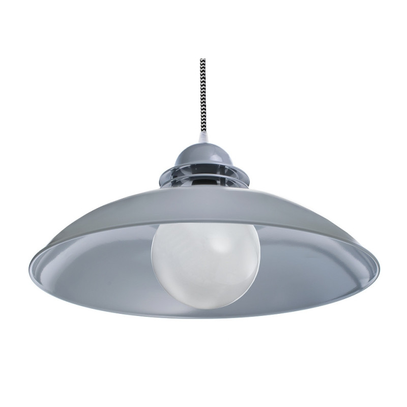 Suspension industrielle Design Loft SOUL 02 E27 - gris