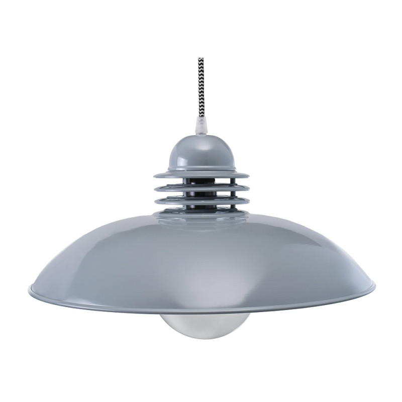 Suspension industrielle Design Loft SOUL 02 E27 - gris