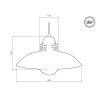 Lampe Suspendue industrielle Loft SOUL 02 E27 - blanc