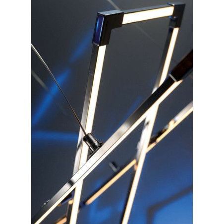 Lampe Design suspendue KSEROS LED 35W 4000K - argent / gris