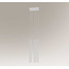 Suspension luminaire design KOSAME 5xG9 - blanc