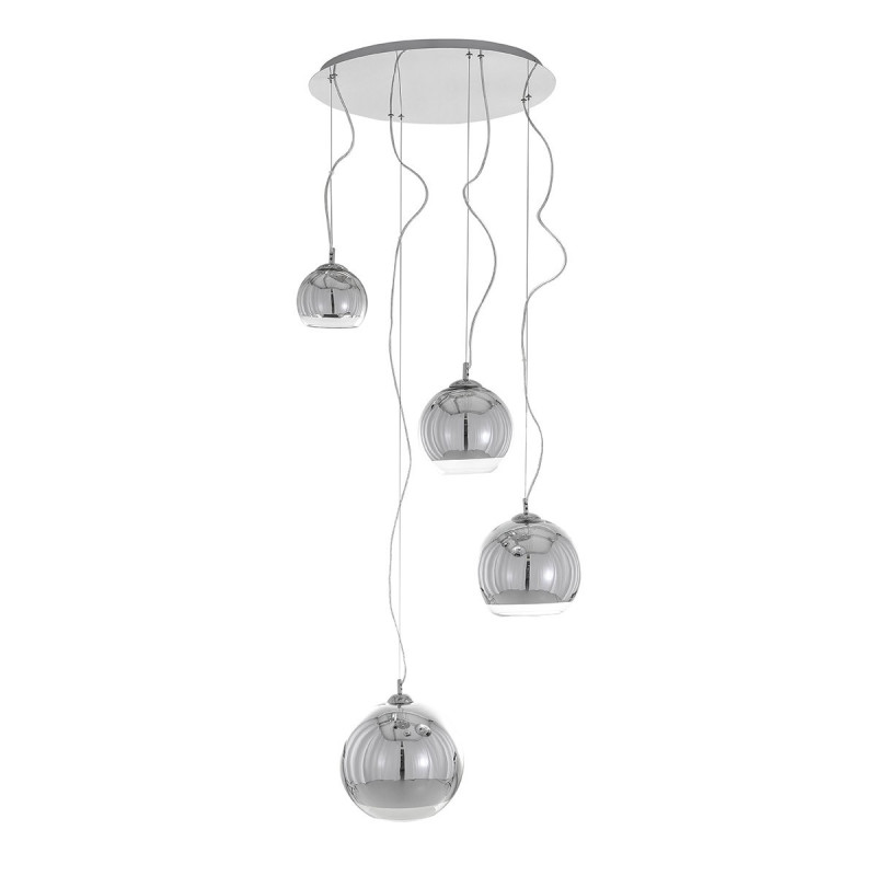 Suspension luminaire LAURENT E27 - Chrome