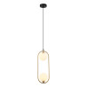 Suspension design LUPUS 2xG9 - brun antique / blanc