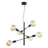 Suspension design MADALYN 6xE27 - noir