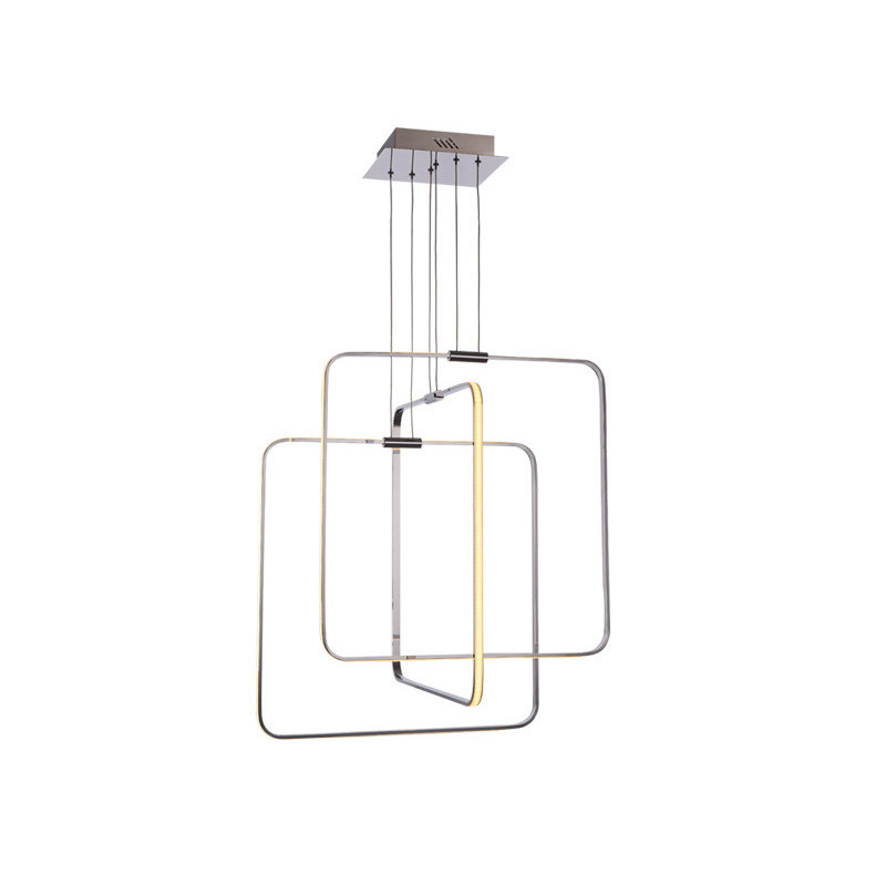 Luminaire Design suspendue MADRID LED DIM 80W 3000K chrome