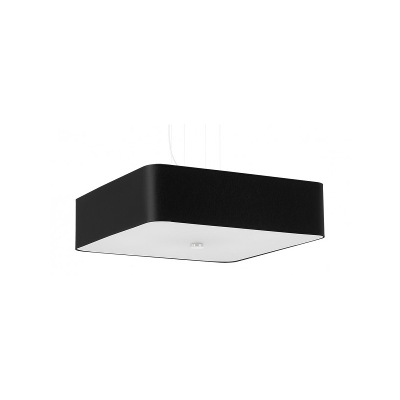 Lampe Suspendue avec abat-jour LOKKO 55x55 5xE27 - noir