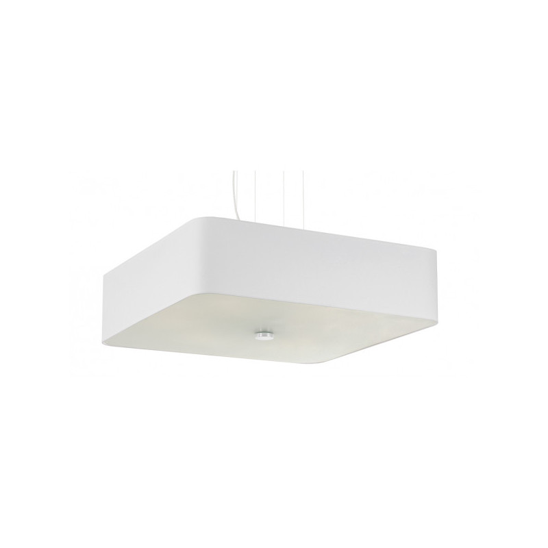 Lampe Suspendue avec abat-jour LOKKO 55x55 5xE27 - blanc