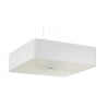 Lampe Suspendue avec abat-jour LOKKO 55x55 5xE27 - blanc