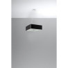 Lampe Suspendue avec abat-jour LOKKO 45x45 5xE27 - noir