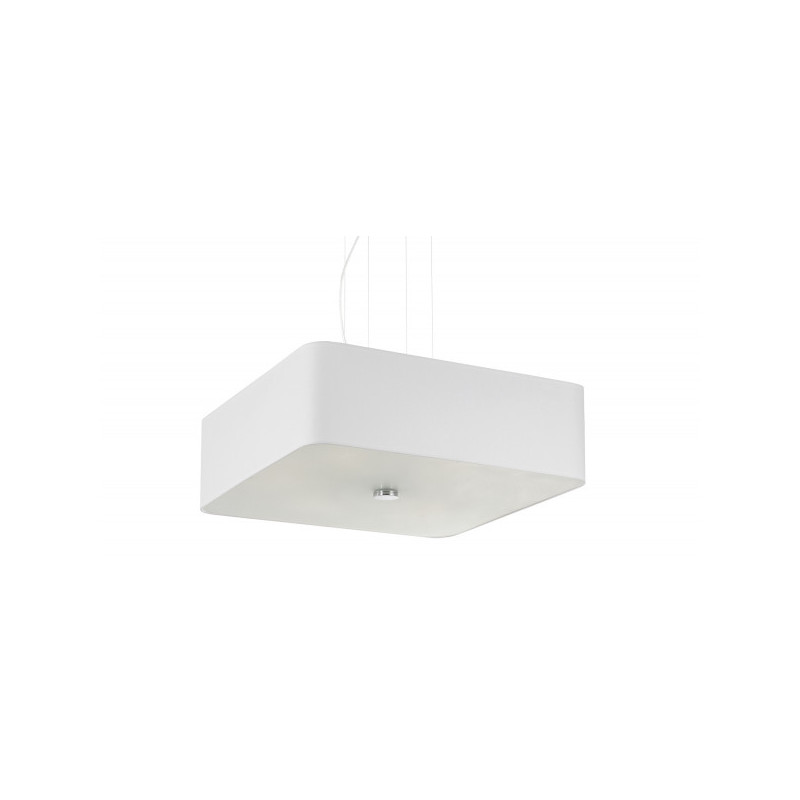 Lampe en suspension abat jour Design LOKKO 45x45 5xE27 - blanc