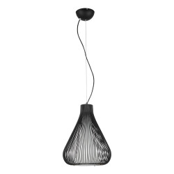 Lampe Suspendue industrielle INKSIS E27 - noir