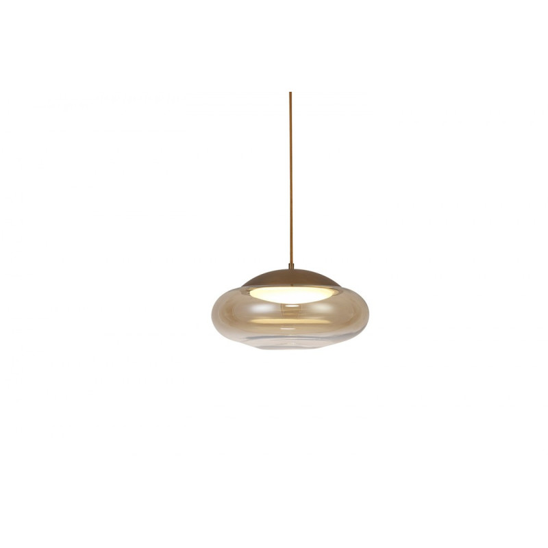 Lampe Design suspendue HELENA C LED 23W 3000K - bronze / transparent