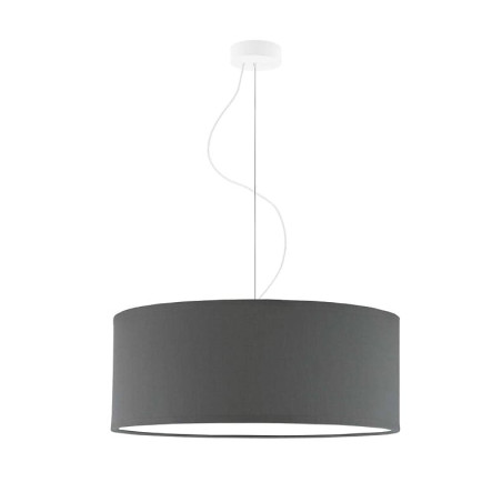 Lampe Suspendue avec abat-jou HAJFA Ø60 E27 - blanc / gris