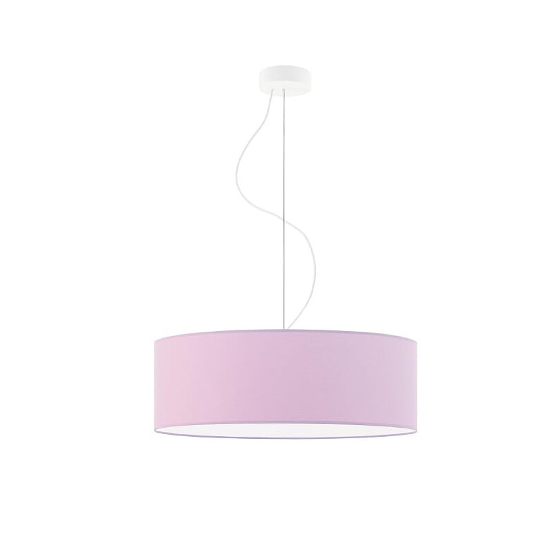 Lampe Suspendue avec abat-jour HAJFA Ø50 E27 - blanc / violet