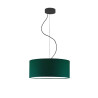 Lampe Suspendue avec abat-jour HAJFA Ø40 E27 - noir / vert
