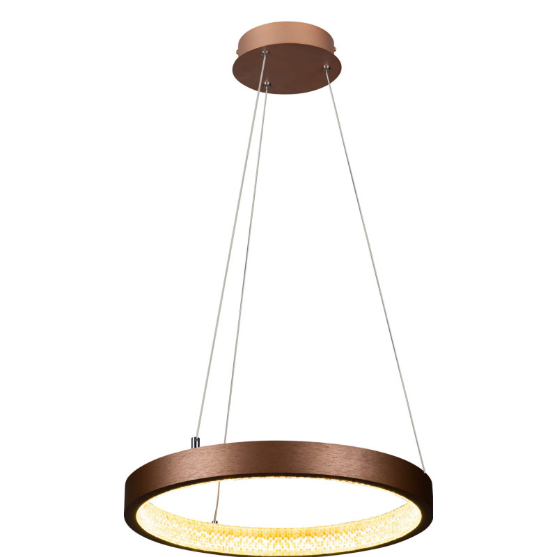 Luminaire Design suspendue KARO LED 20W 3000K - cuivre