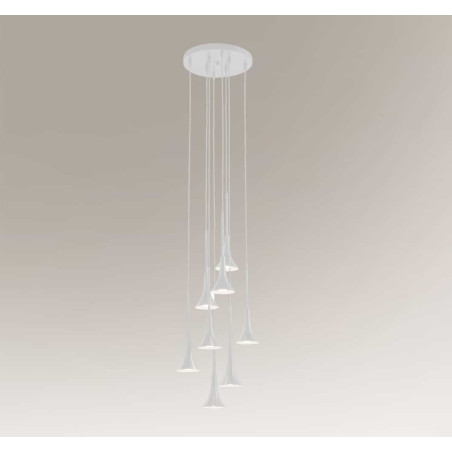 Lampe Design suspendue KANZAKI LED 36W 3000K - blanc