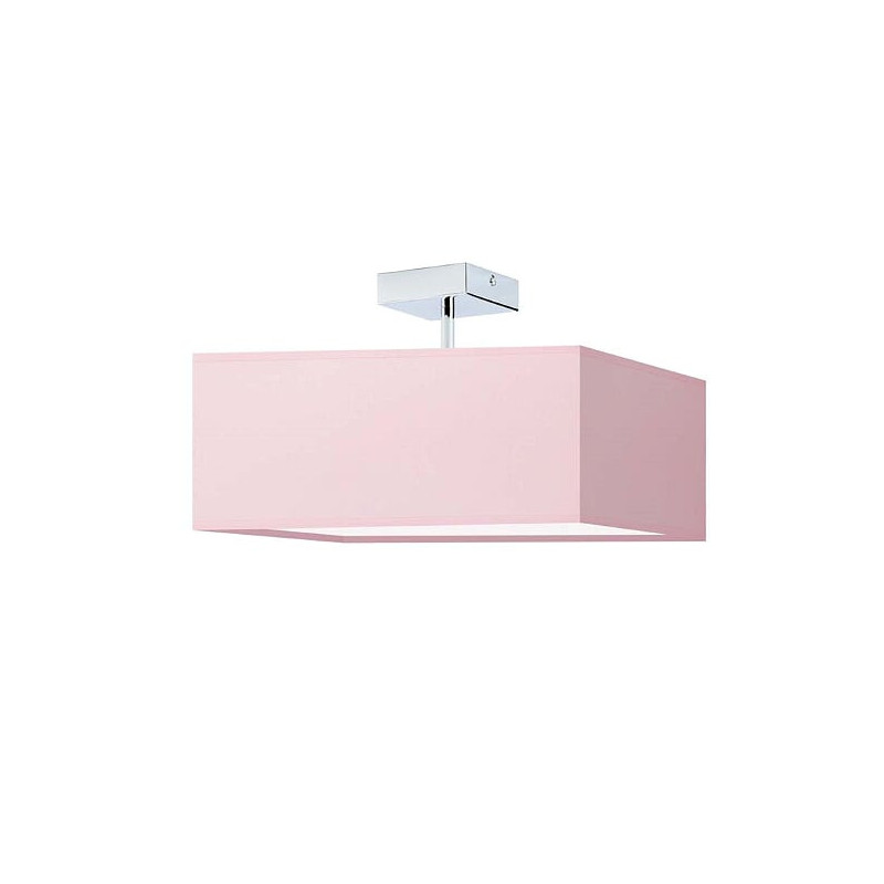 Plafonnier ALBA E27 - chrome / rose 