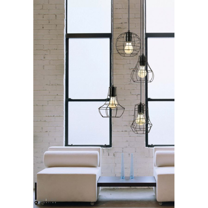 Suspension industrielle OUTLINE en 5xE27