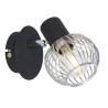 OSLO luminaire E14 applique - noir / chrome 