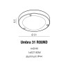 Plafonnier en aluminium UMBRA 31 E27 60W IP44 