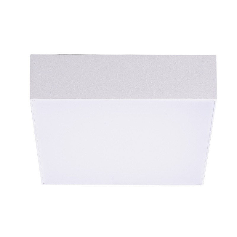 Plafonnier CASPER SQUARE LED 15W 3000K IP54 - blanc 