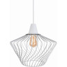 Lampe Suspendue design WAVE S E27 - blanc