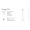Suspension luminaire VINAIGRE SP1 GU10 - laiton