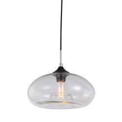 Lampe Suspendue design VALIO LOFT E27 - abat-jour transparent