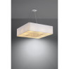 Lampe Suspendue avec abat-jou URANO 80x80 8xE27 - blanc