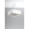 Lampe Suspendue avec abat-jour URANO 60x60 8xE27 - blanc