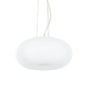 Lampe Suspendue avec abat-jour ULISSE SP3 D42 E27 blanc