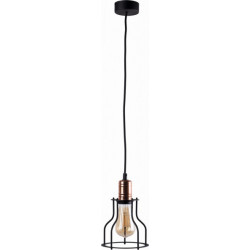 Lampe Suspendue industrielle WORKSHOP B E27 - noir / or