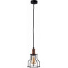 Lampe Suspendue industrielle WORKSHOP B E27 - noir / or