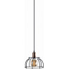 Luminaire Industriel Suspension WORKSHOP C E27 - noir / or