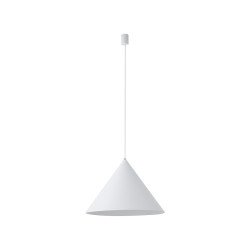 Lampe Suspendue design ZENITH L GU10 - blanc