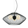 Lampe Suspendue design ZENO 3xG9 25W - noir