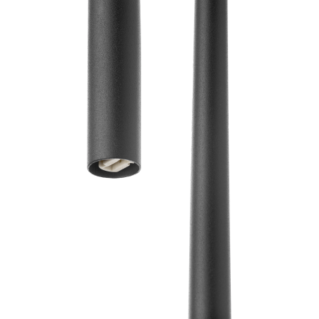 Suspension luminaire design TABUNG 3P 3xG9 - noir